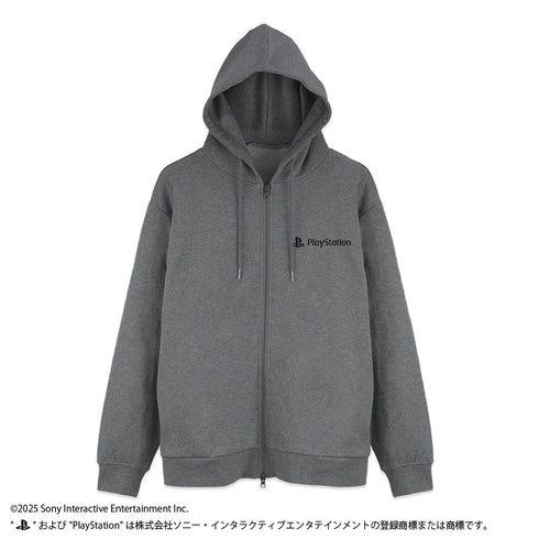 『プレイステーション』ジップパーカー for PlayStation Family Mark ミックスグレー XL